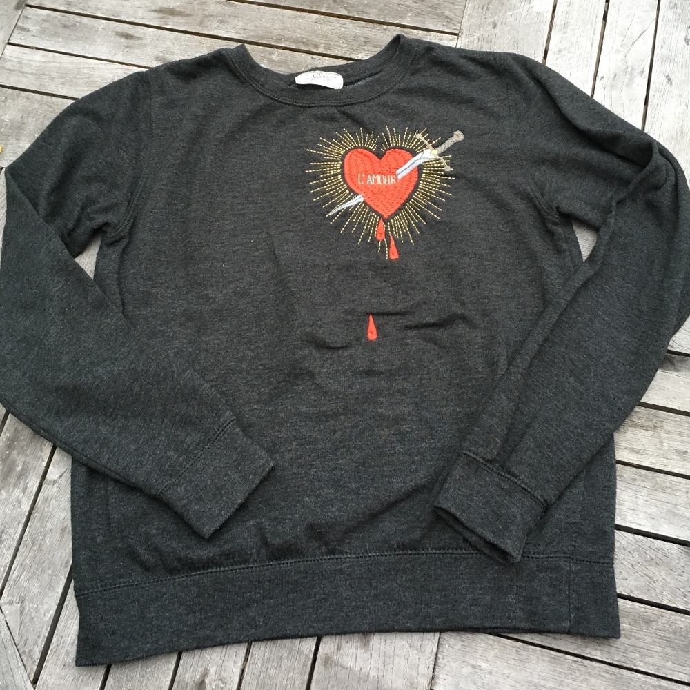 Locher's L'amour embroidered sweatshirt